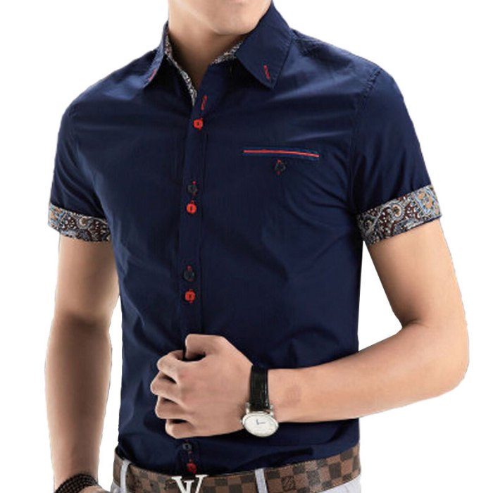 Men's tall short sleeve dress shirts