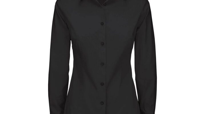 Black shirt dress women's