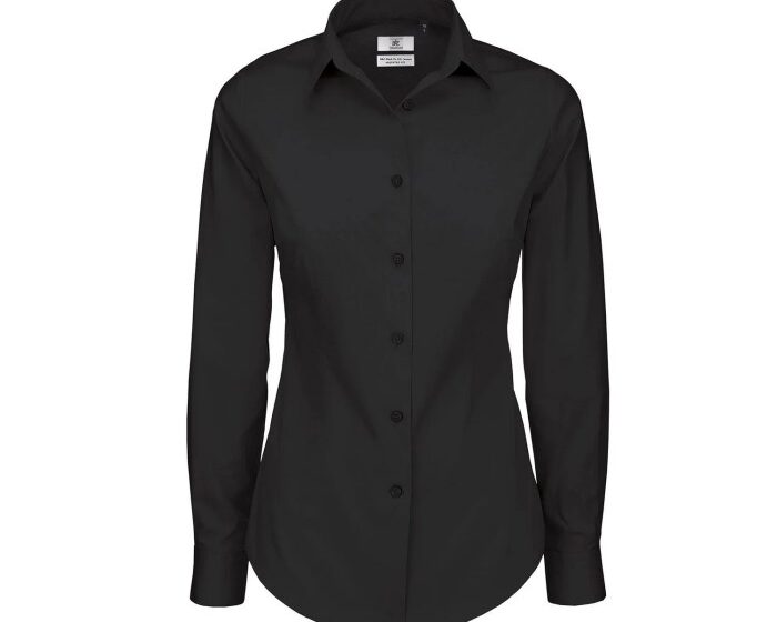 Black shirt dress women's