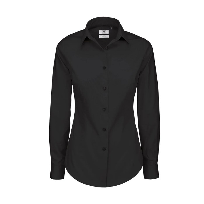 Black shirt dress women's