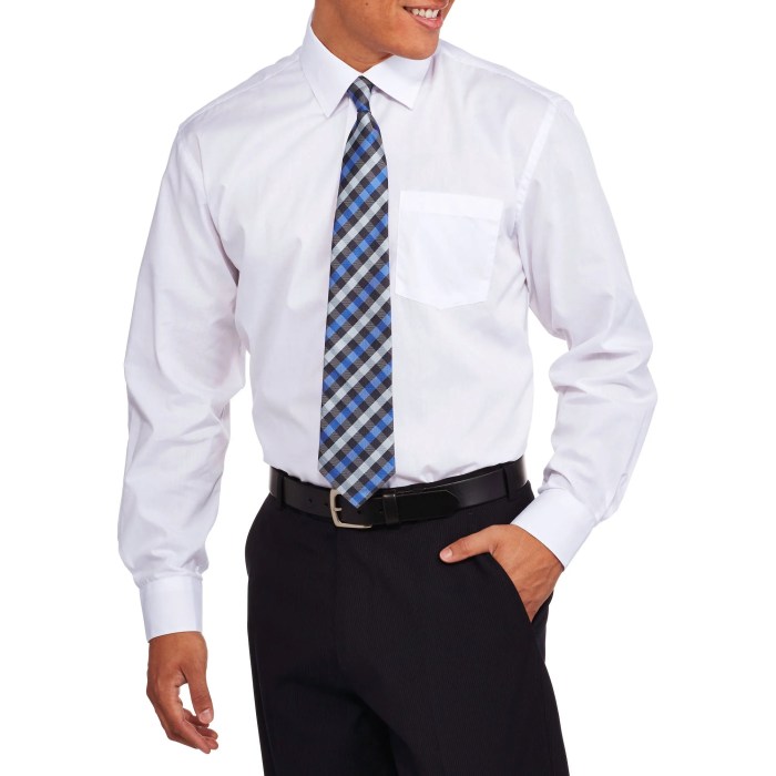 Mens dress shirt and tie sets