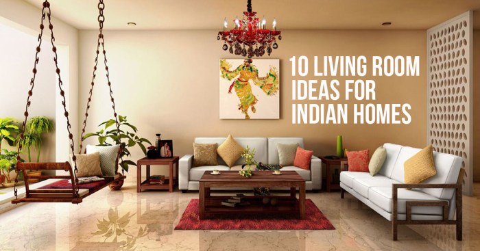 How to decorate your living room indian style