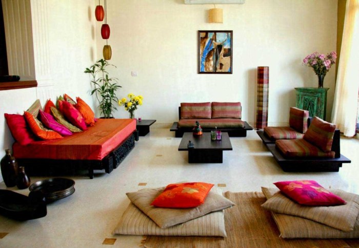 How to decorate your living room indian style