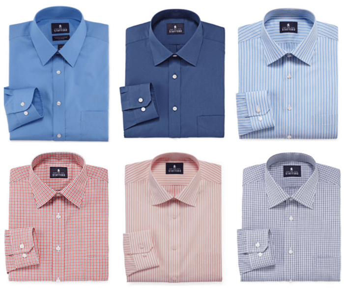 Stafford mens dress shirts short sleeve