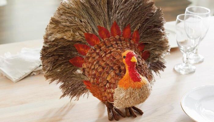 How to make a big turkey decoration