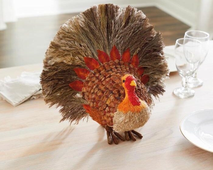 How to make a big turkey decoration