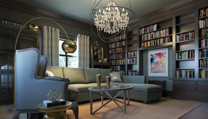 How to decorate a reading room