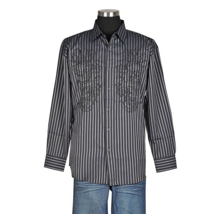 Men's dress shirt with ruffles