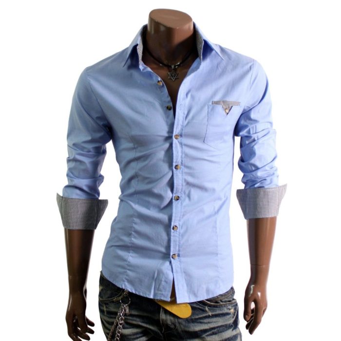 Men's dress casual shirts