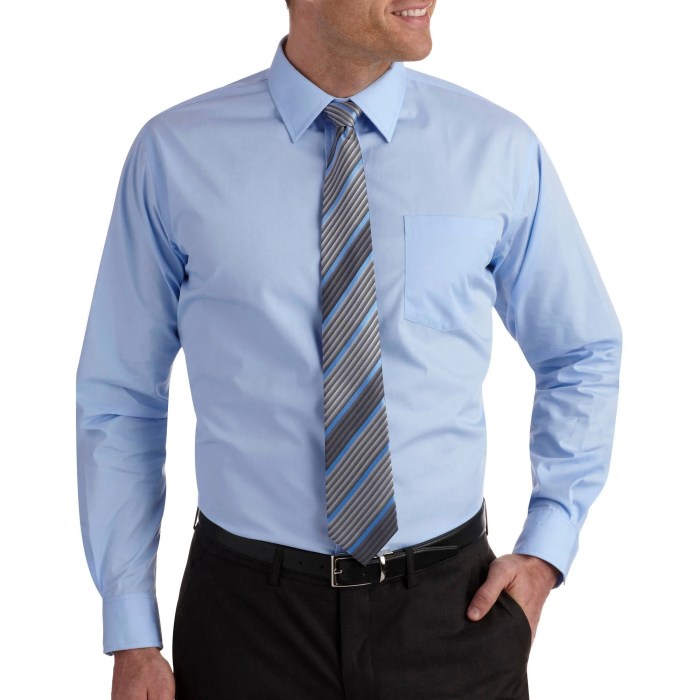 Concise mens dress shirt and tie sets for a sharp look