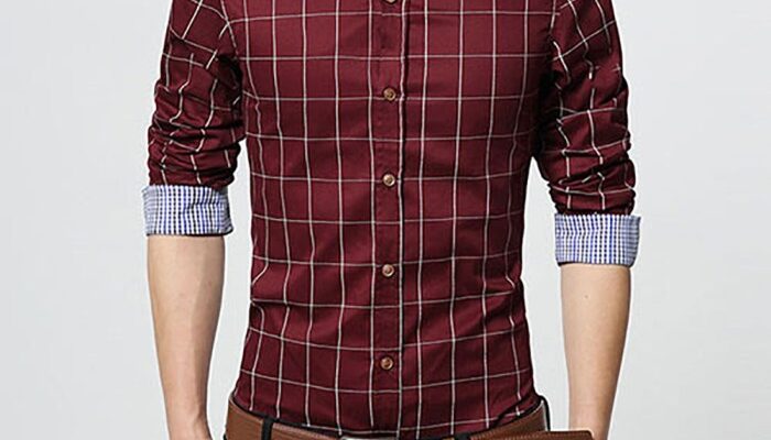 Men slim fit dress shirts